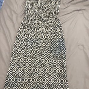 Strapless maxi dress